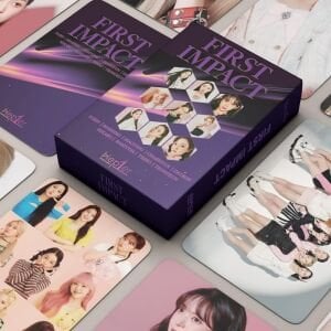 Kep1er “ First Impact '' Çift Yön Baskılı Lomo Card Seti