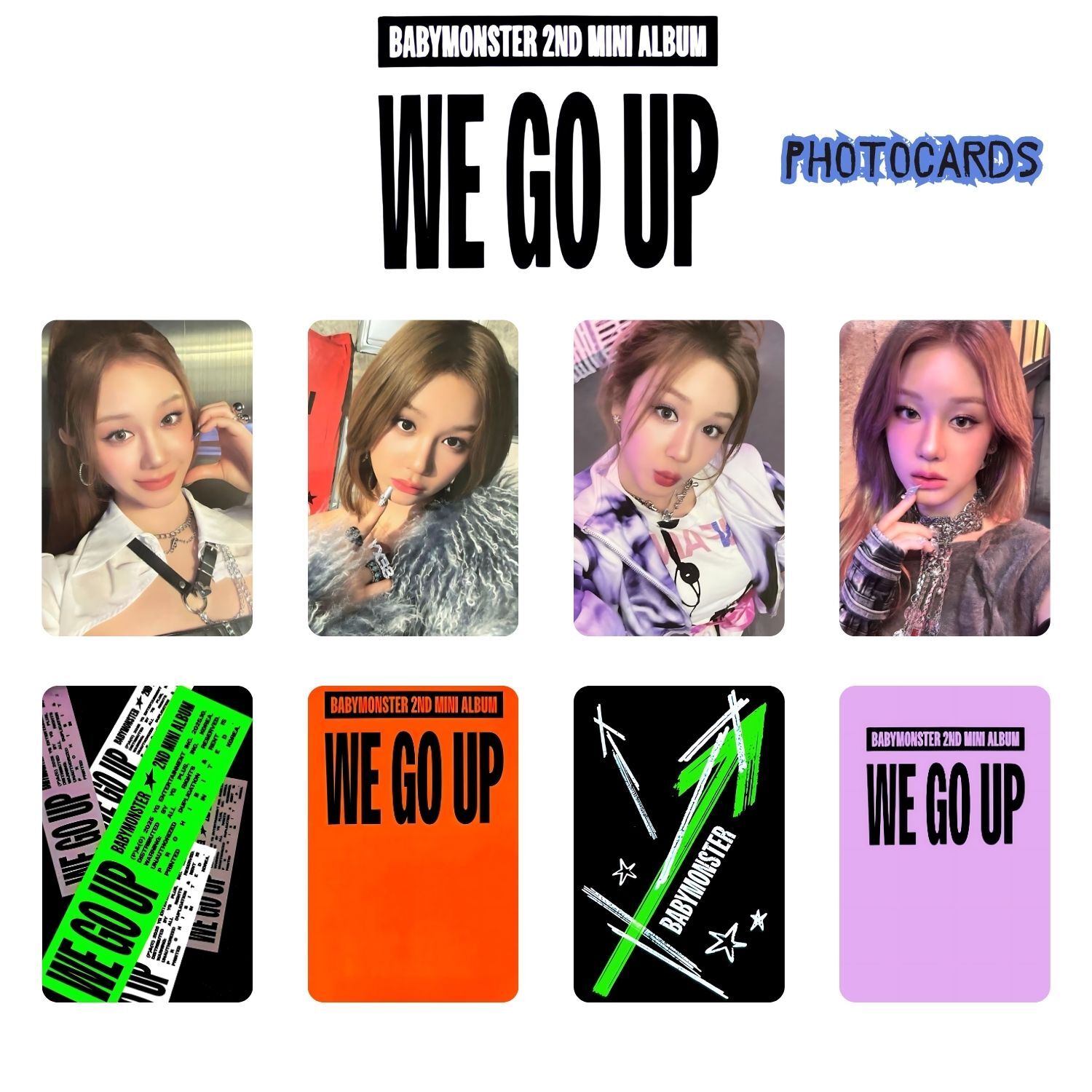 BABYMONSTER Pharita '' WE GO UP '' Photocards Set