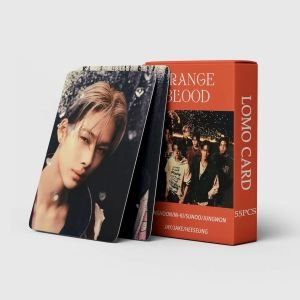 ENHYPEN  '' Orange Blood '' Çift Yön Baskılı Lomo Card Seti
