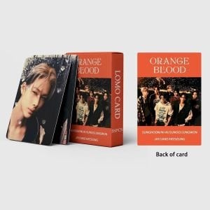 ENHYPEN  '' Orange Blood '' Çift Yön Baskılı Lomo Card Seti