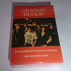 ENHYPEN  '' Orange Blood '' Çift Yön Baskılı Lomo Card Seti