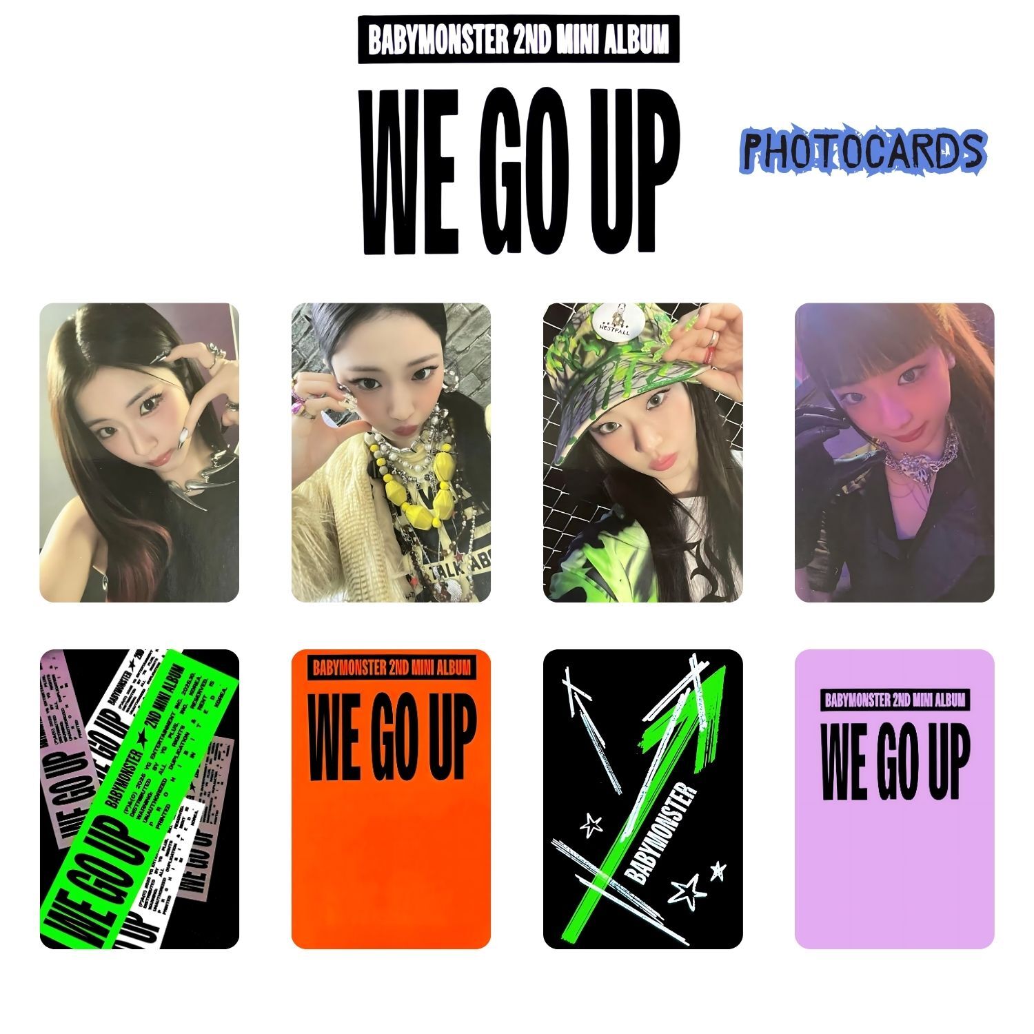 BABYMONSTER Ruka '' WE GO UP '' Photocards Set
