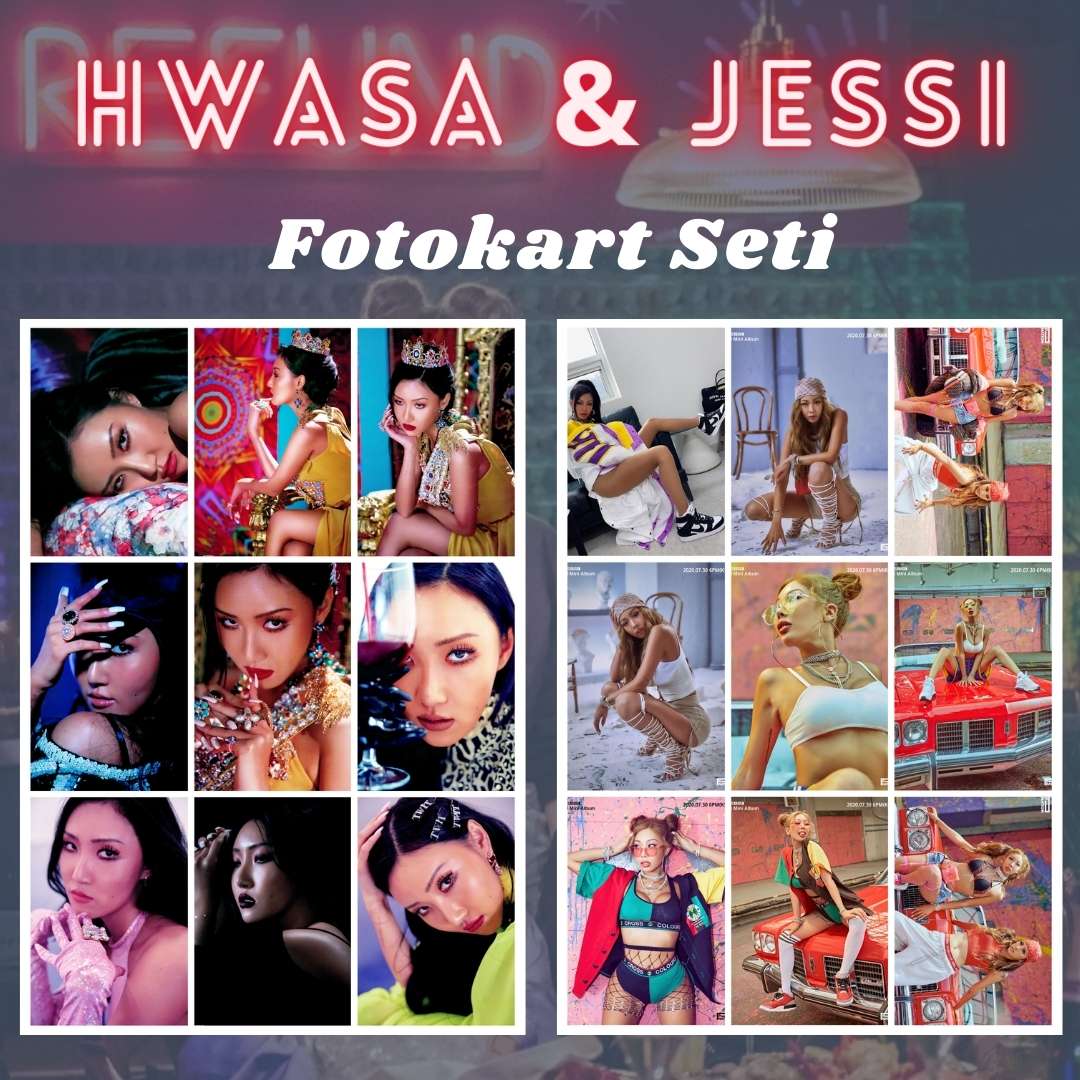 Hwasa and Jessi Fotokart Seti