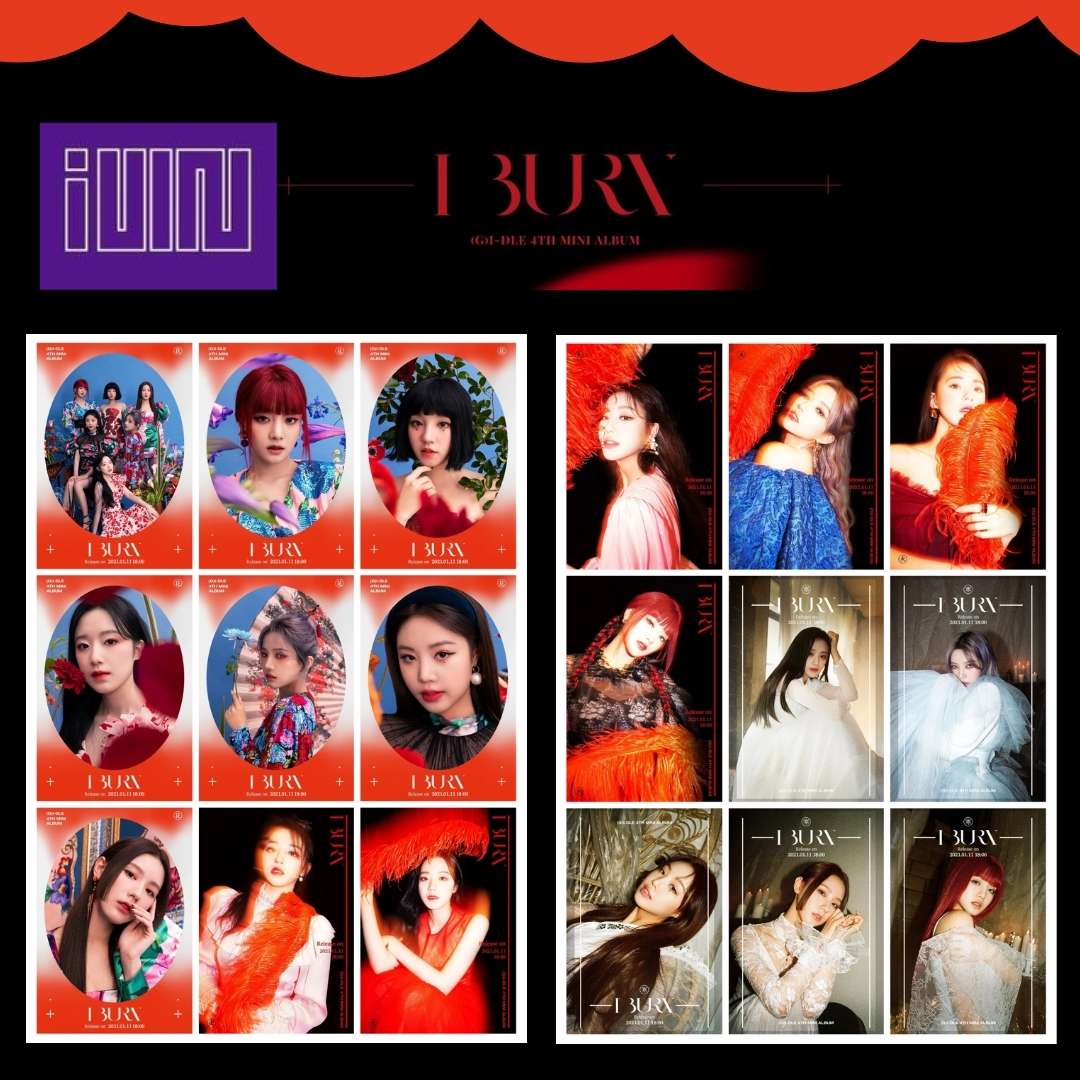 (G)I-DLE ''I Burn'' Fotokart Seti