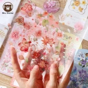 Çiçekli Süsleme Sticker