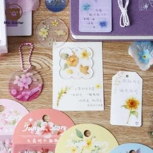 Çiçekli Süsleme Sticker