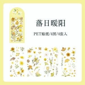 Çiçekli Süsleme Sticker