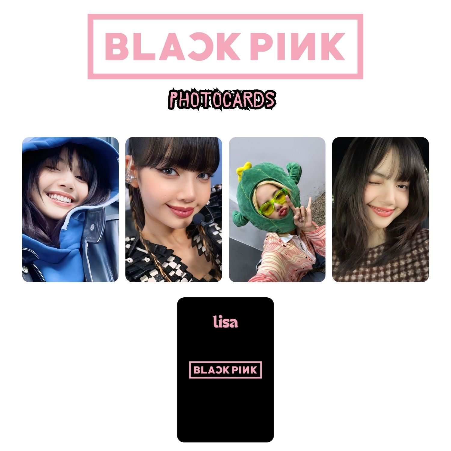 BLACKPINK '' Lisa '' Photocards Set 1