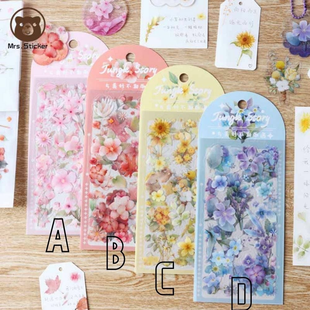 Çiçekli Süsleme Sticker