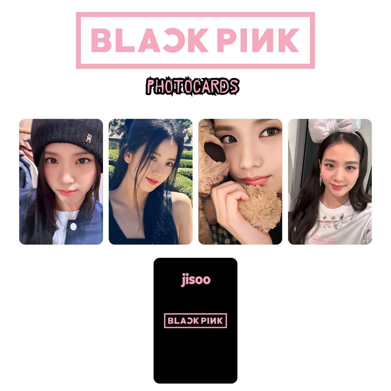BLACKPINK '' Jisoo '' Photocards Set 1