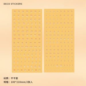 Harf Süsleme Sticker