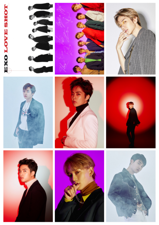 EXO ''Love Shot'' Fotokart Seti