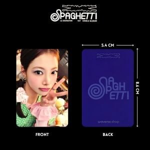 LE SSERAFIM '' Spaghetti '' Photocard Set POB 1