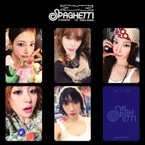 LE SSERAFIM '' Spaghetti '' Photocard Set POB 1