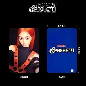 LE SSERAFIM '' Spaghetti '' Photocard Set POB 2
