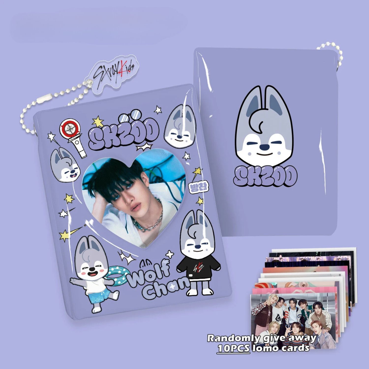 STRAY KIDS SKZOO Bangchan '' Wolf Chan '' Mini Album Binder
