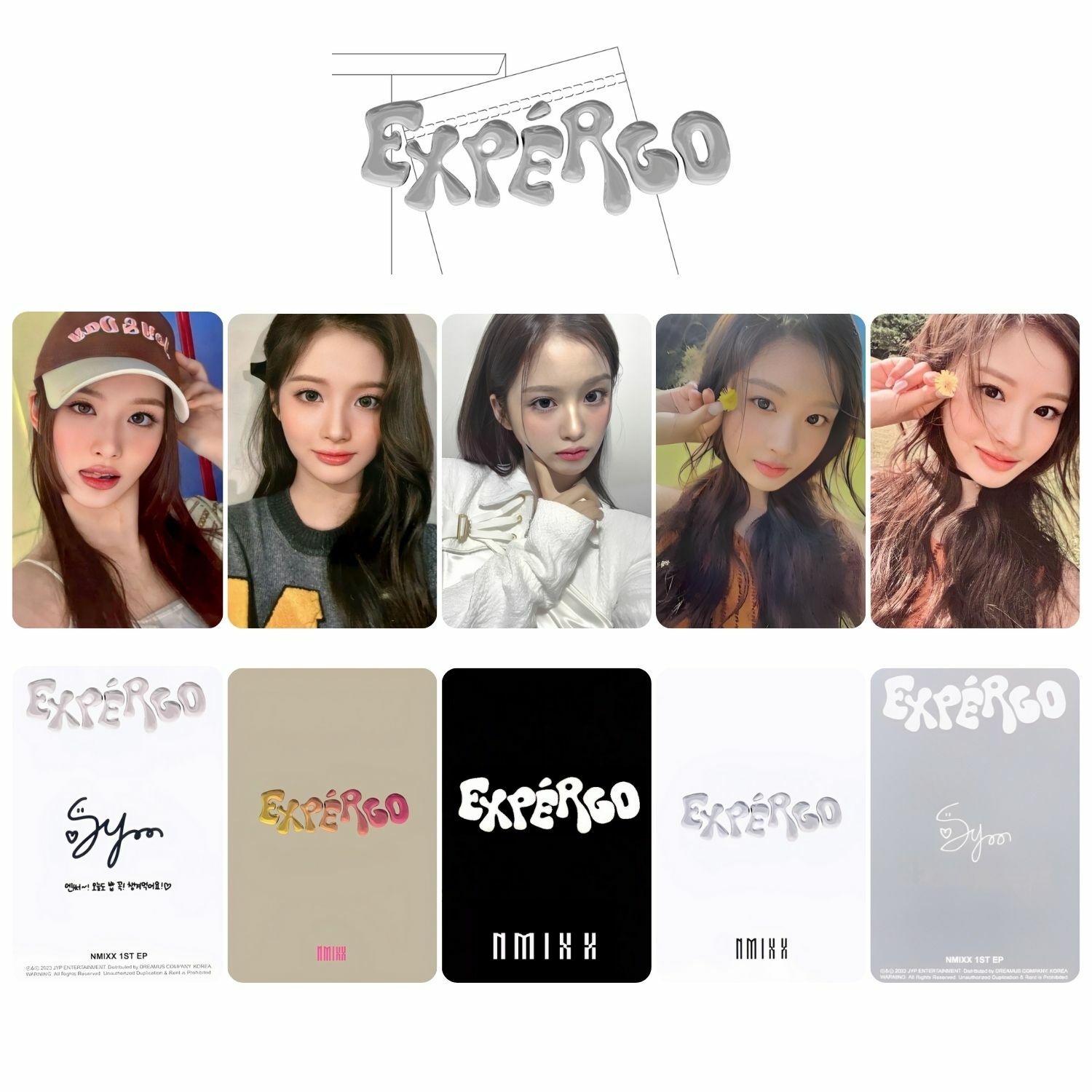 NMIXX Sullyoon '' Expergo '' POB PC Set
