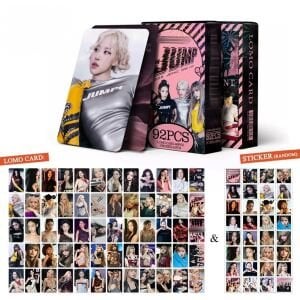 BLACKPINK '' Jump '' Çift Yön Baskılı Lomo Card Seti 2