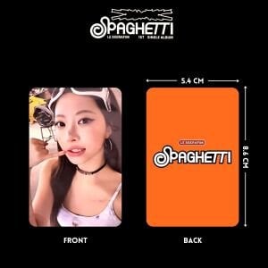 LE SSERAFIM '' Spaghetti '' Photocard Set POB 3