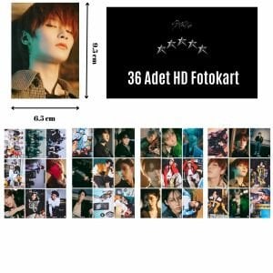 STRAY KIDS '' 5 Star '' Fotokart Seti