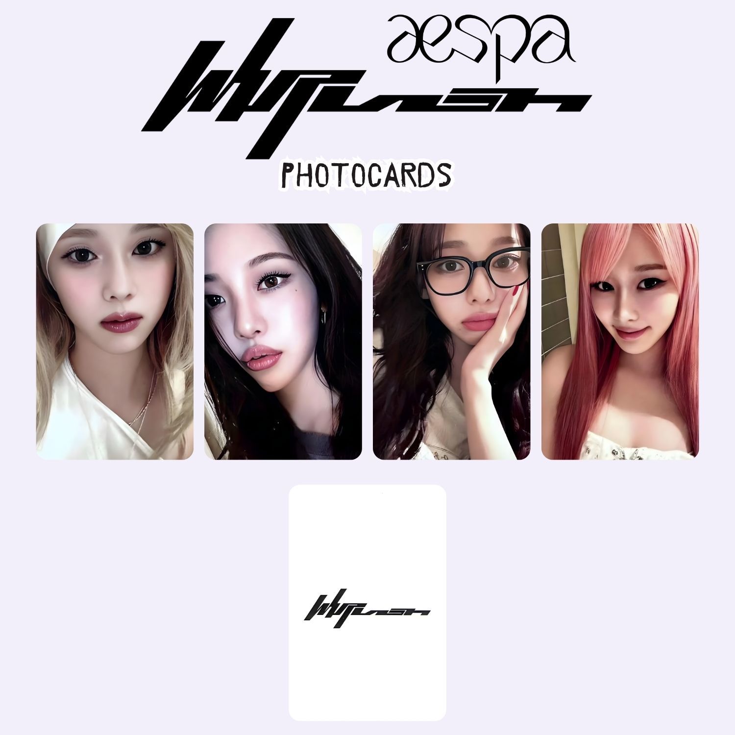 AESPA '' Whiplash '' Photocards Set B1