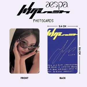 AESPA '' Whiplash '' Speed Ver. Photocards Set
