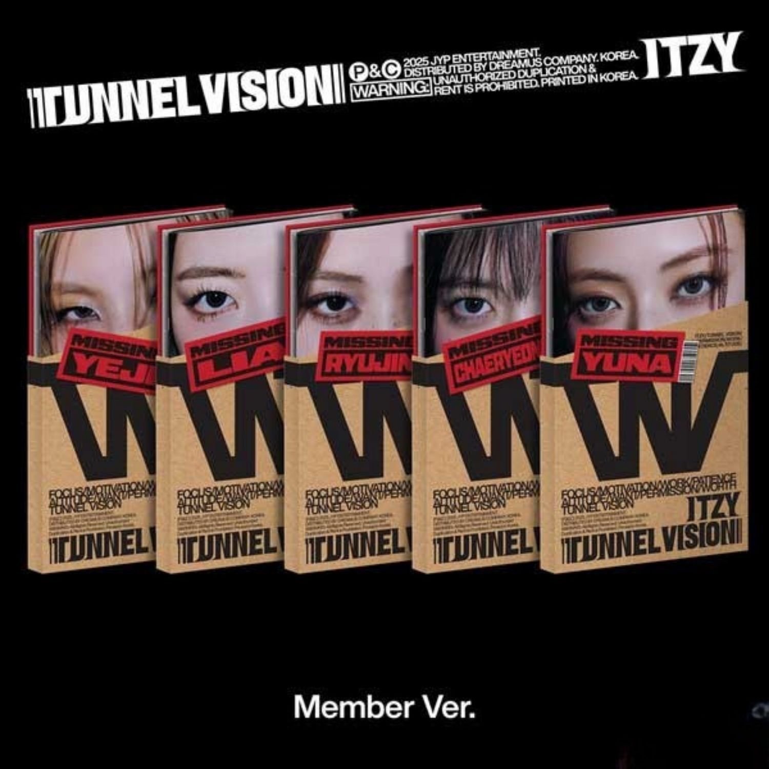 ITZY – [TUNNEL VISION] (Member Ver.)