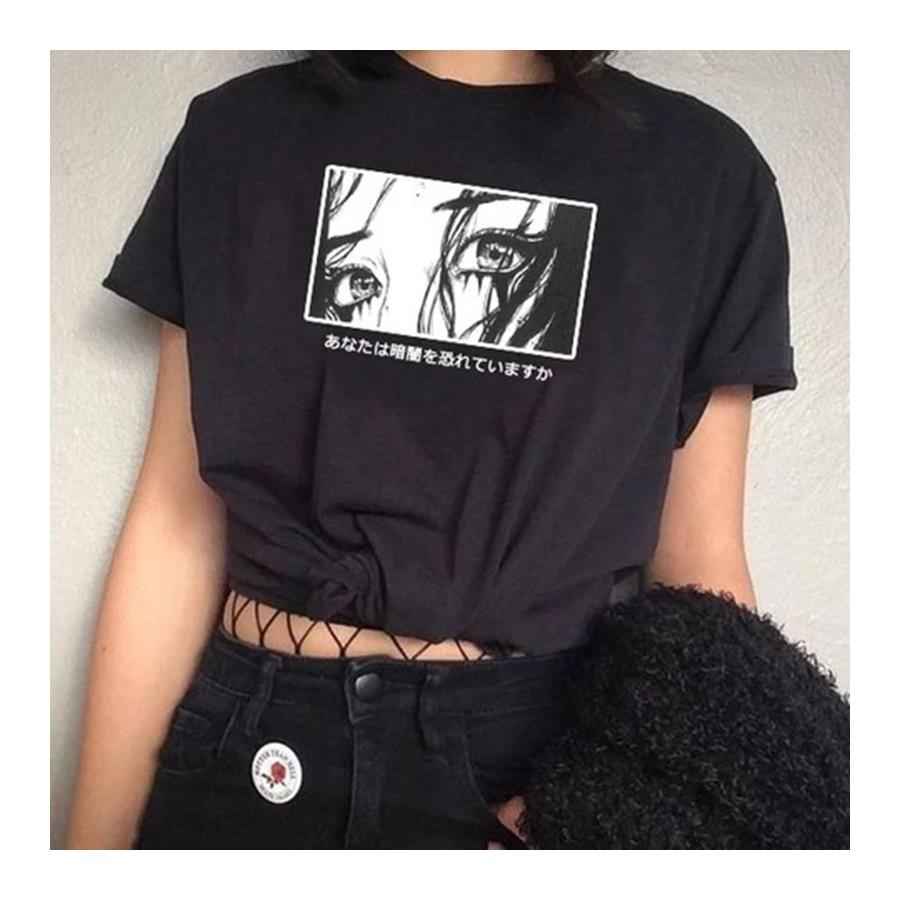 Anime Naruto : Itachi Uchiha Siyah T-shirt L