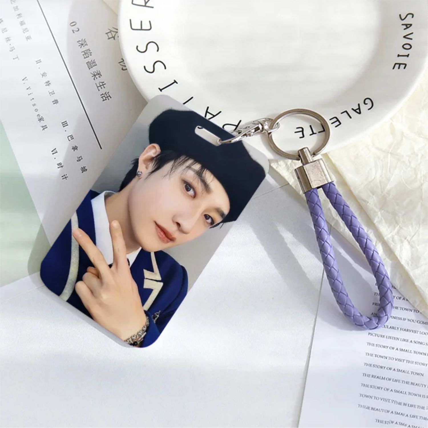 STRAY KIDS '' Bangchan '' Sert Kapak Card Holder/Anahtarlık