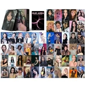 BLACKPINK '' Our Area ''  Çift Yön Baskılı Hologramlı Laser/Lomo Card Seti