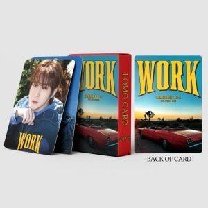 ATEEZ  '' Golden Hour : Work '' Çift Yön Baskılı Lomo Card Seti