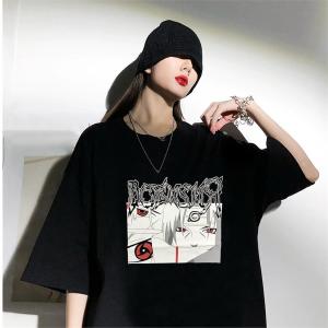 Itachı Uchiha Graffiti Logo T-Shirt L
