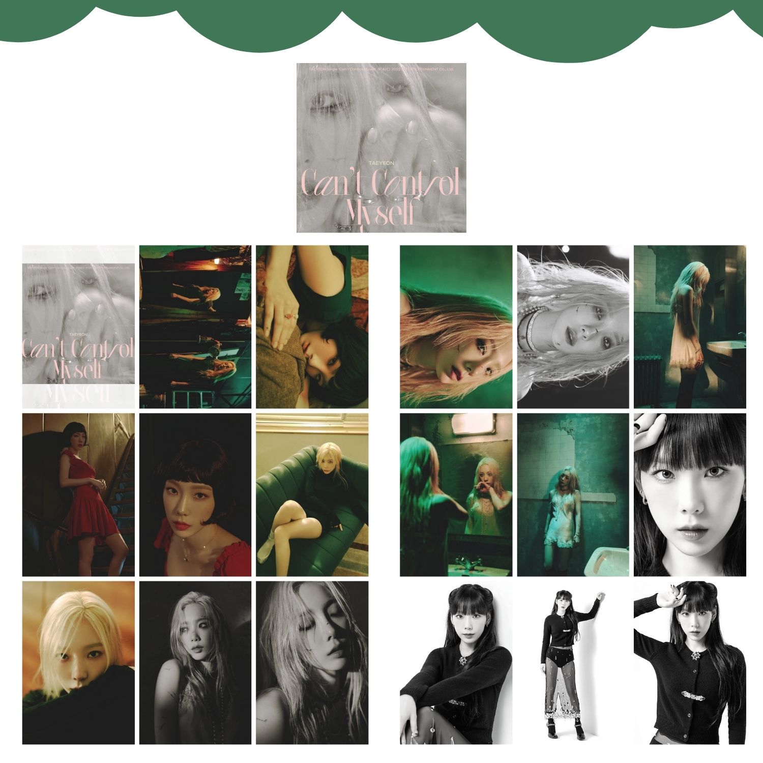 TAEYEON ''Can't Control Myself ''  Fotokart Seti