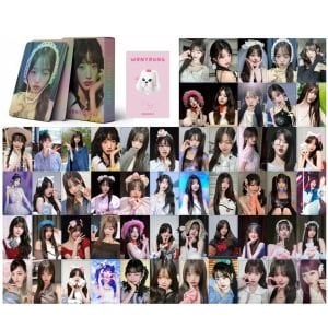 IVE '' Wonyoung '' Çift Yön Baskılı Hologramlı/Lomo Card Seti