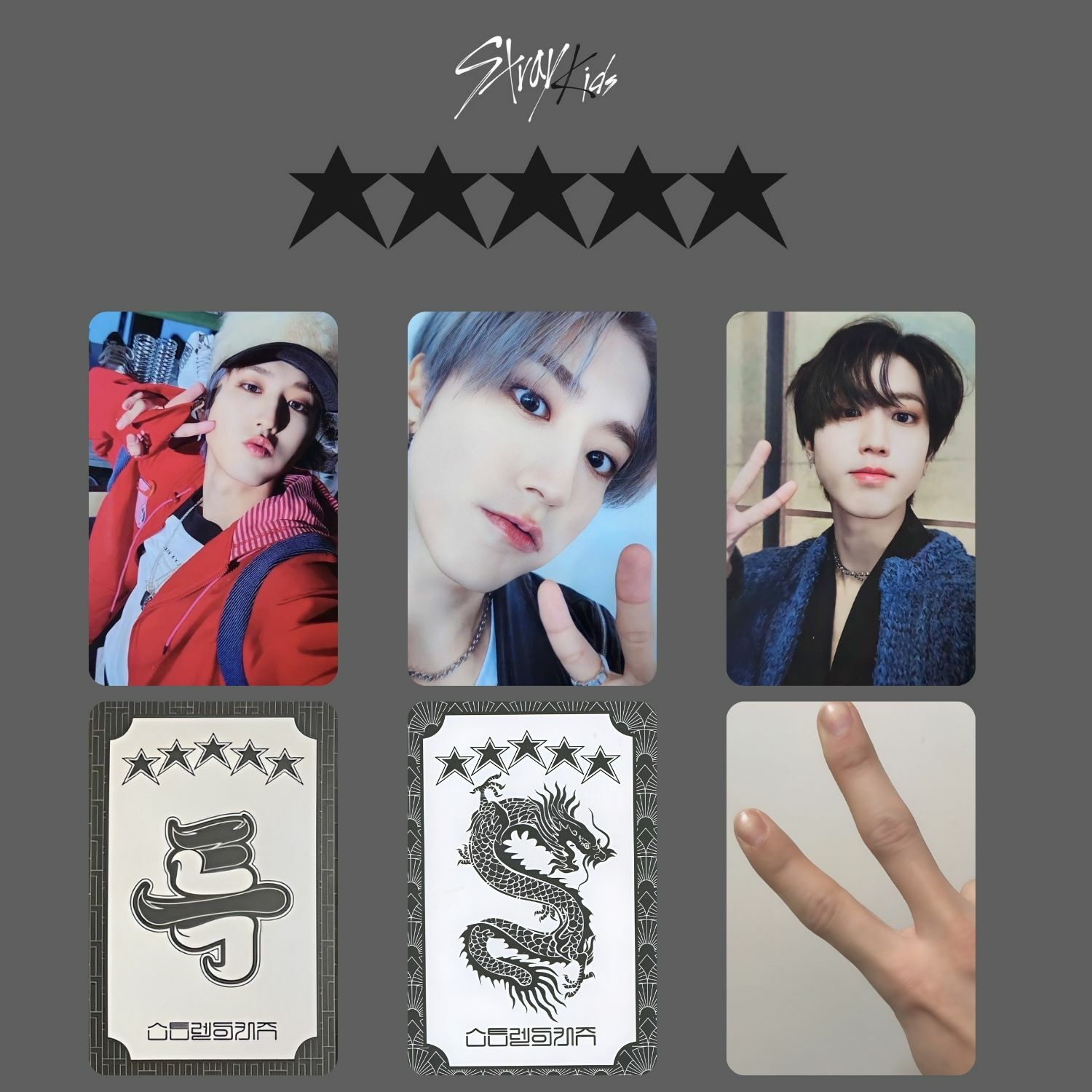 STRAY KIDS Han '' 5 Star '' PC Set