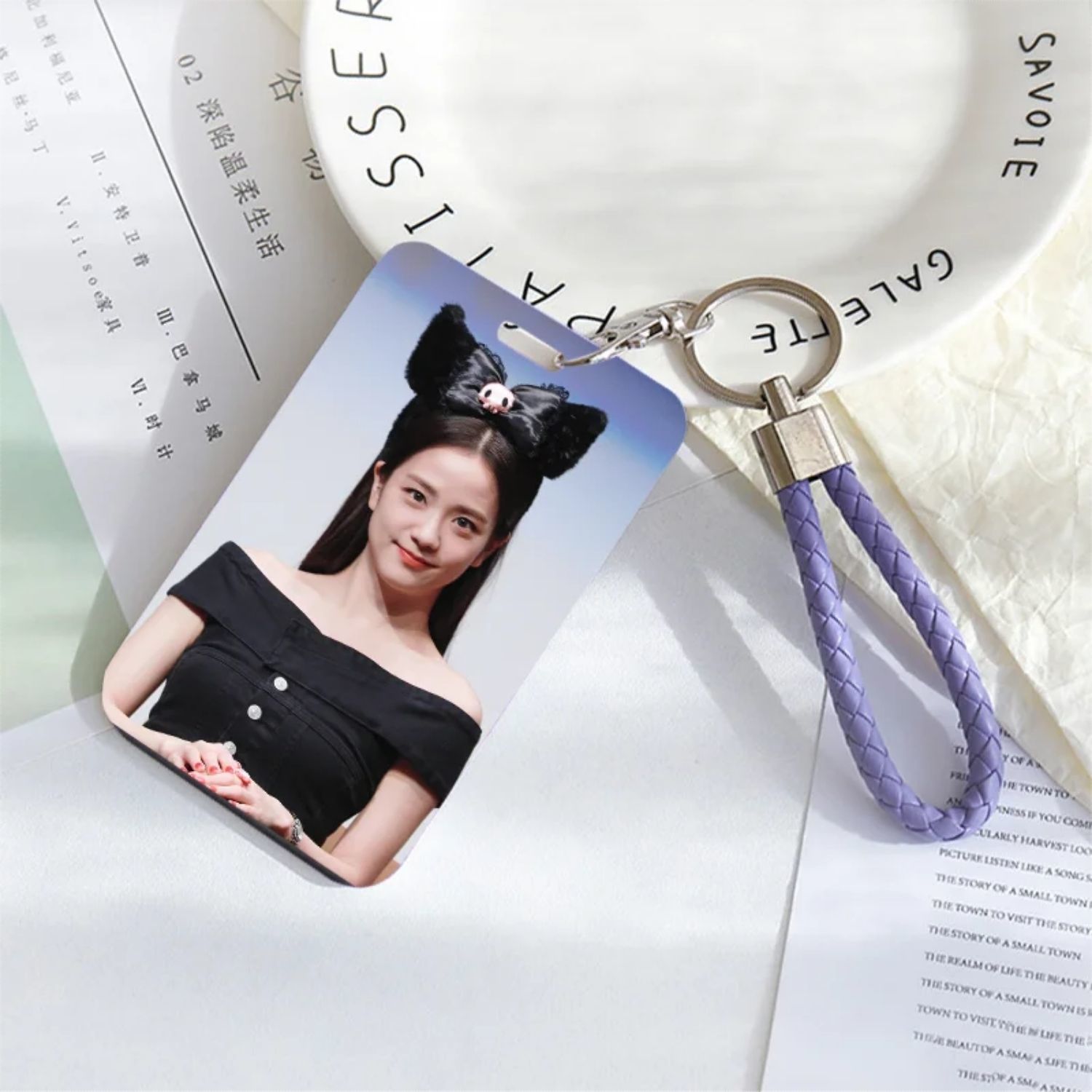 BLACKPINK '' Jisoo '' Sert Kapak Card Holder/Anahtarlık