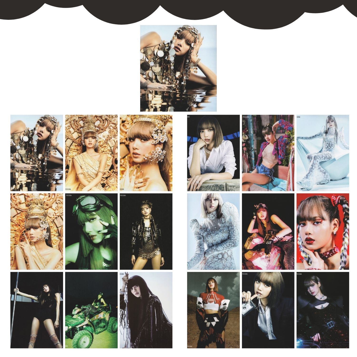 BLACKPINK '' Lalisa Photobook ''  Fotokart Seti