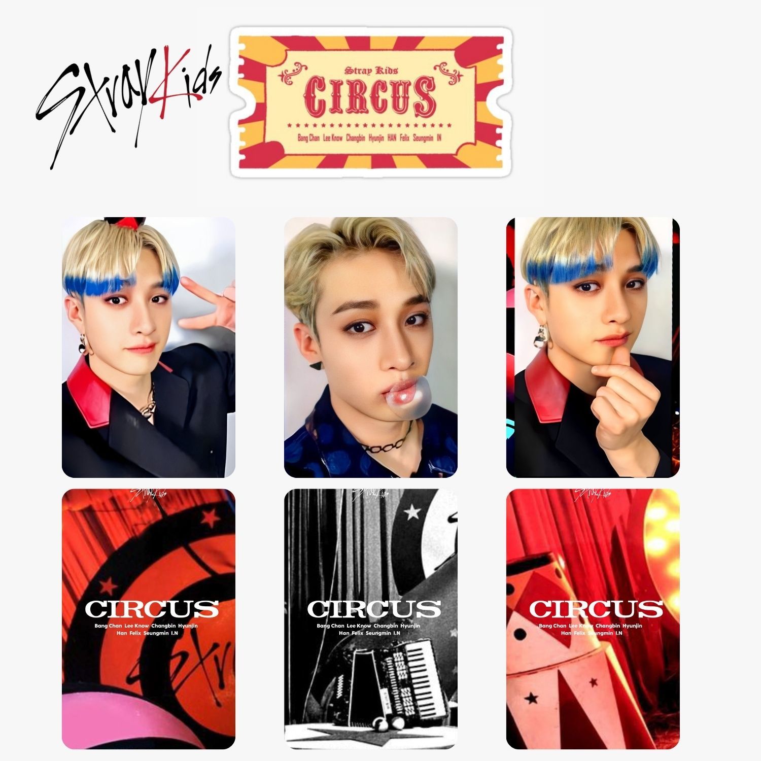 STRAY KIDS Bangchan '' Circus '' PC Set