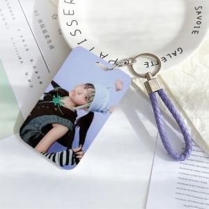 NEW JEANS '' Haerin '' Sert Kapak Card Holder/Anahtarlık