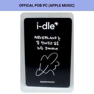i-dle Miyeon '' We Are '' Apple Music POB Photocard