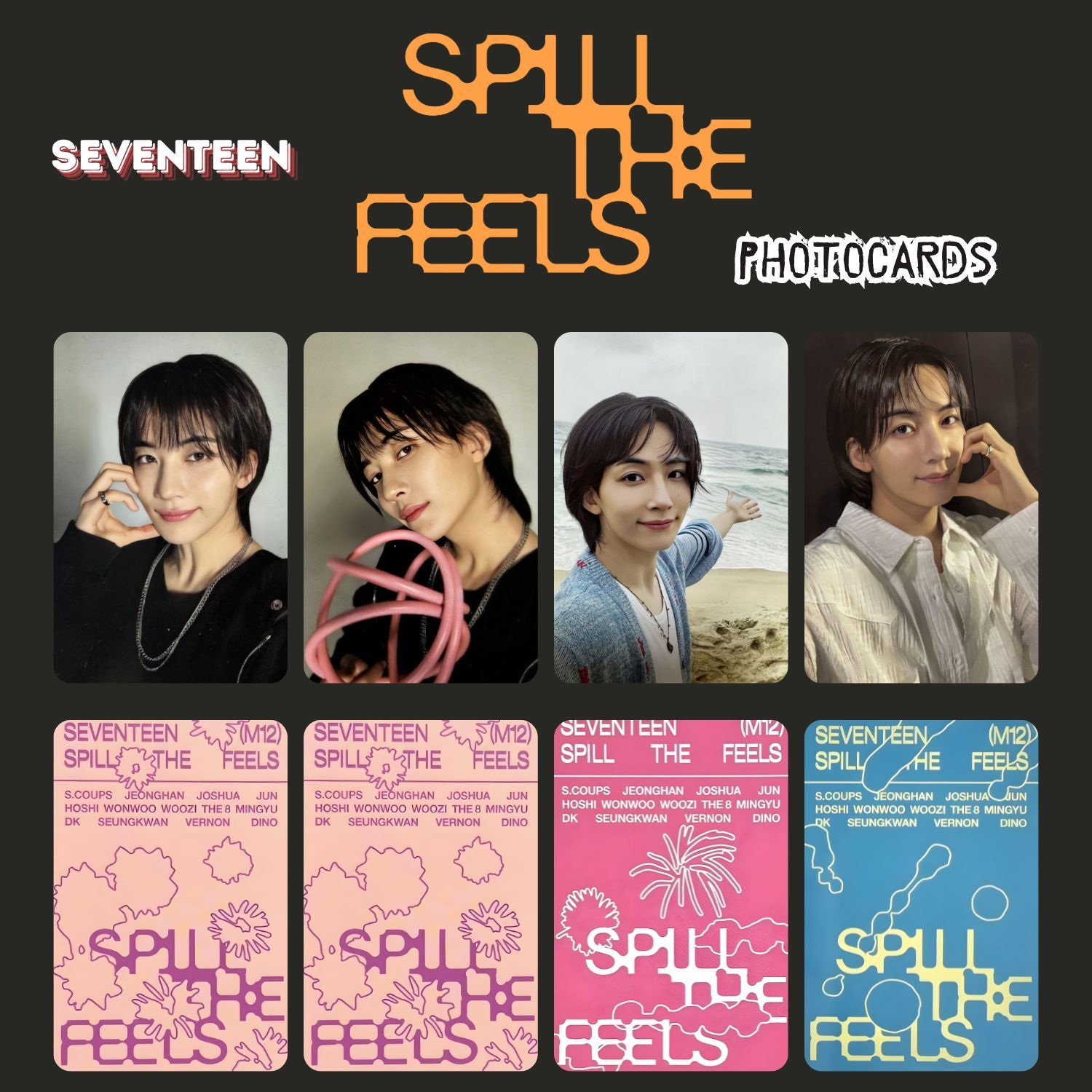 SEVENTEEN Jeonghan '' Spill The Feels '' Photocards Set