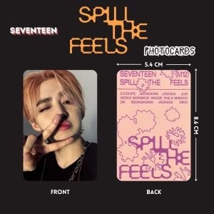 SEVENTEEN Scoups '' Spill The Feels '' Photocards Set