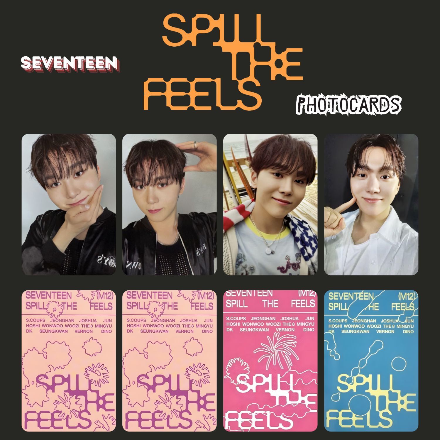 SEVENTEEN トレカ　SEUNGKWAN SEVENTEEN Seungkwan '' Spill The Feels '' Photocards Set
