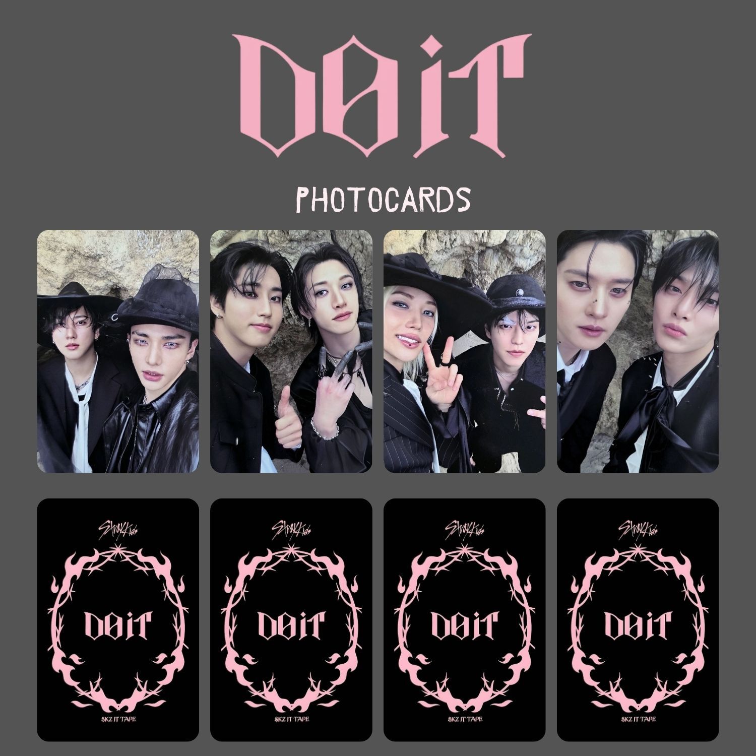 STRAY KIDS '' DO IT '' DO Ver. UNIT Photocards Set