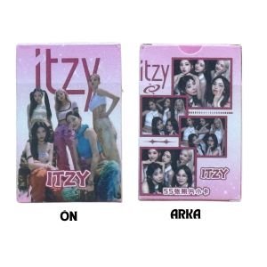 ITZY Çift Yön Baskılı Hologramlı Laser/Lomo Card Seti