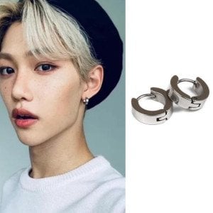 STRAY KIDS '' Felix '' Küpe 4 Kulağı Delikli