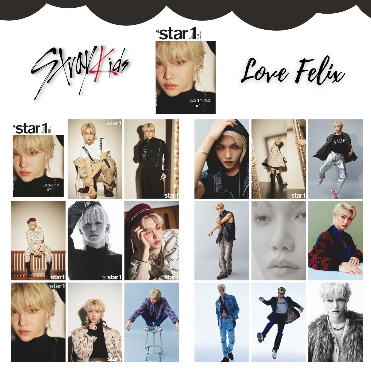 STRAY KIDS '' Love Felix ''  Fotokart Seti