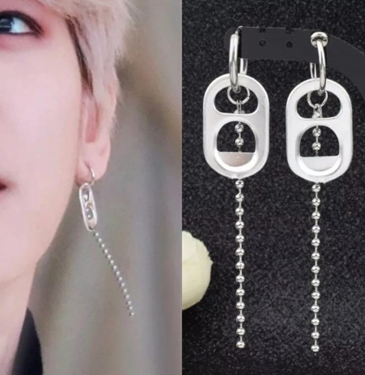 EXO Baekhyun Küpe 2 Kulağı Delikli