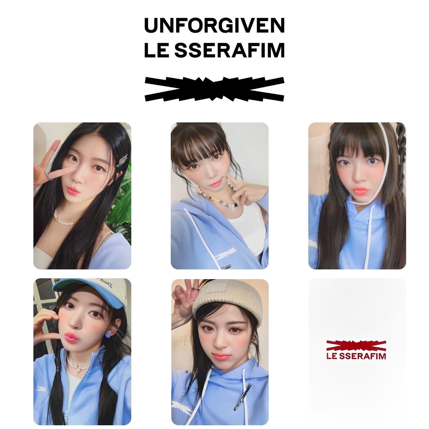 LE SSERAFIM '' Unforgiven '' POB 7 PC
