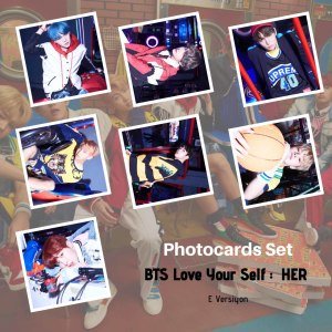BTS ''Love Your Self : HER'' Fotokart Setleri